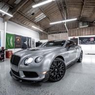 1 of 6 silver Bentley Continental GT3R's in the United States
